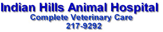 Banner for Indian Hills Animal Hospital