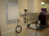Our exam room with all the modern conveniences