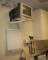 Our exam room with all the modern conveniences