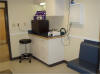 Our exam room with all the modern conveniences
